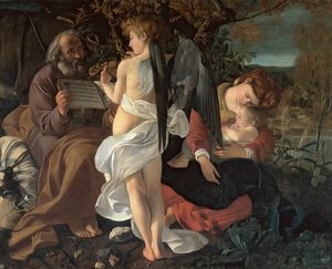Hvil på flugten til Egypten, ca. 1603